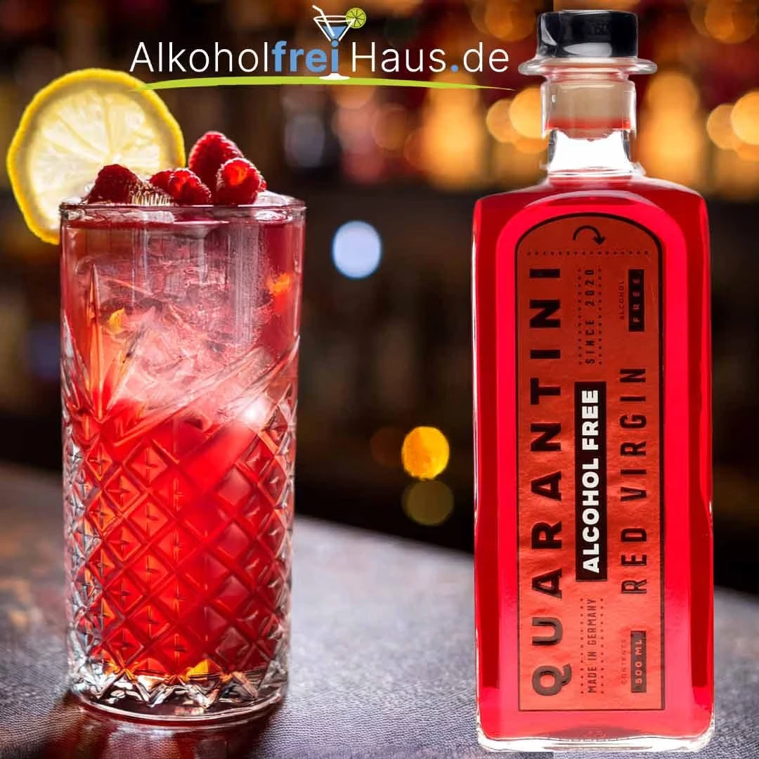 Quarantini red virgin alkoholfreie Alternative