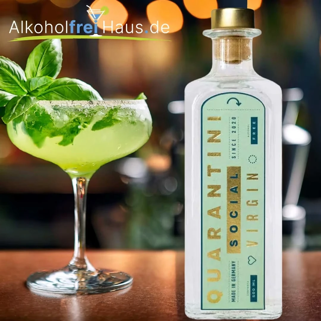 Quarantini Virgin Smash Basil Alkoholfreier Cocktail