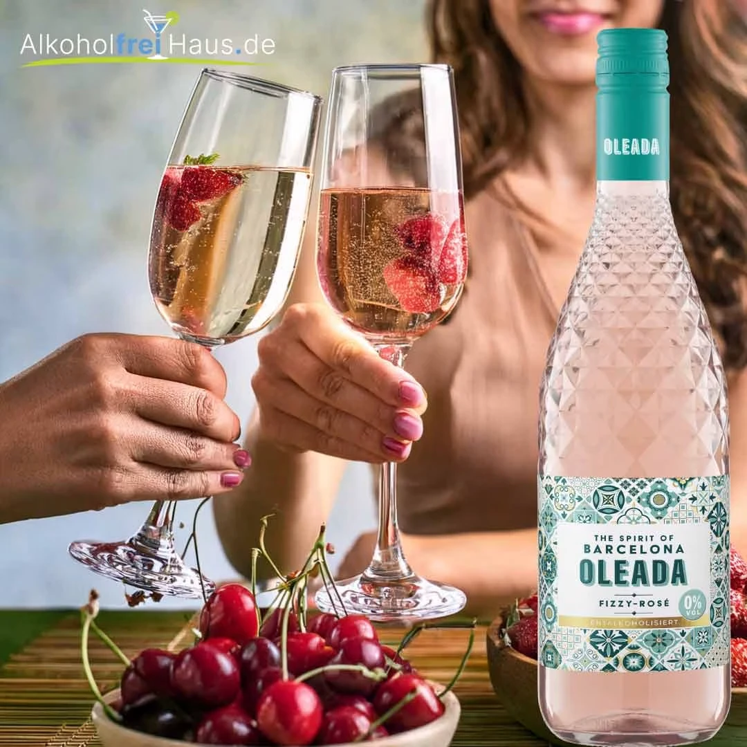 Barcelona fizzy rosé alkoholfrei