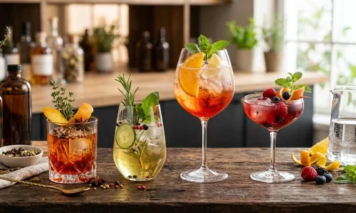 Alkoholfreie Aperitifs